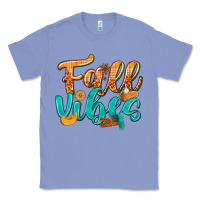Colony Blue Fall Vibes with Food Classic Tee - texasbilliewilder