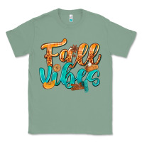 Sage Fall Vibes with Food Classic Tee - texasbilliewilder