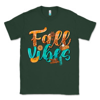 Sports Green Fall Vibes with Food Classic Tee - texasbilliewilder