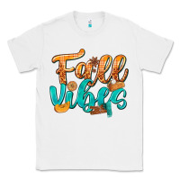 White Fall Vibes with Food Classic Tee - texasbilliewilder