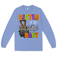 Colony Blue sister of brewing baby halloween theme baby shower spooky t shirt Long Sleeve Tee - minhPixels