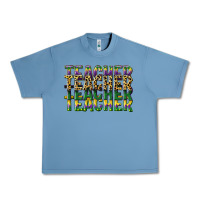 Pebble Blue teacher mardi gras Urban Heavy Tee - CowGirlArtShop