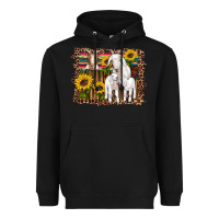 Black gats baby gots sunflowers wooden serape leopard Heavyweight Hoodie - Artiststas
