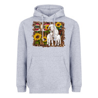 Heather Grey gats baby gots sunflowers wooden serape leopard Heavyweight Hoodie - Artiststas