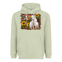 Matcha gats baby gots sunflowers wooden serape leopard Heavyweight Hoodie - Artiststas