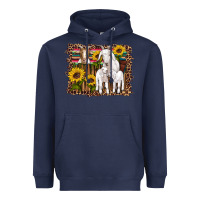 Navy gats baby gots sunflowers wooden serape leopard Heavyweight Hoodie - Artiststas