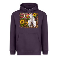 Gats Baby Gots Sunflowers Wooden Serape Leopard Heavyweight Hoodie | Teevron