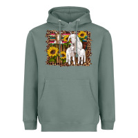 Sage gats baby gots sunflowers wooden serape leopard Heavyweight Hoodie - Artiststas