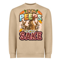 Mushroom Oh for peeps sake Easter Day Heavyweight Sweatshirt - LillyAllenDesigns