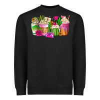 Black Stuck On You Cup Heavyweight Sweatshirt - CowhideDigitalArt