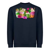 Navy Stuck On You Cup Heavyweight Sweatshirt - CowhideDigitalArt