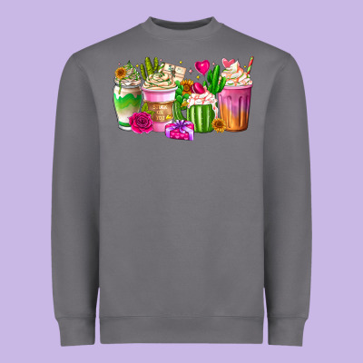 Stuck On You Cup Heavyweight Sweatshirt Designed By Cowhidedigitalart