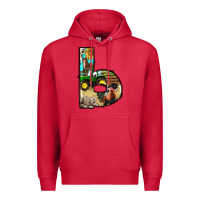 Cardinal farm life alphabet lowercase letters b Premium Hoodie - BundleAndBundleShop