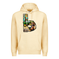 Pina Colada farm life alphabet lowercase letters b Premium Hoodie - BundleAndBundleShop