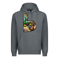 Rock farm life alphabet lowercase letters b Premium Hoodie - BundleAndBundleShop