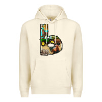 Sandshell farm life alphabet lowercase letters b Premium Hoodie - BundleAndBundleShop