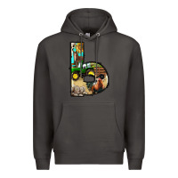 Smoke farm life alphabet lowercase letters b Premium Hoodie - BundleAndBundleShop