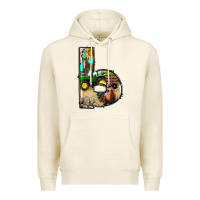Tofu farm life alphabet lowercase letters b Premium Hoodie - BundleAndBundleShop