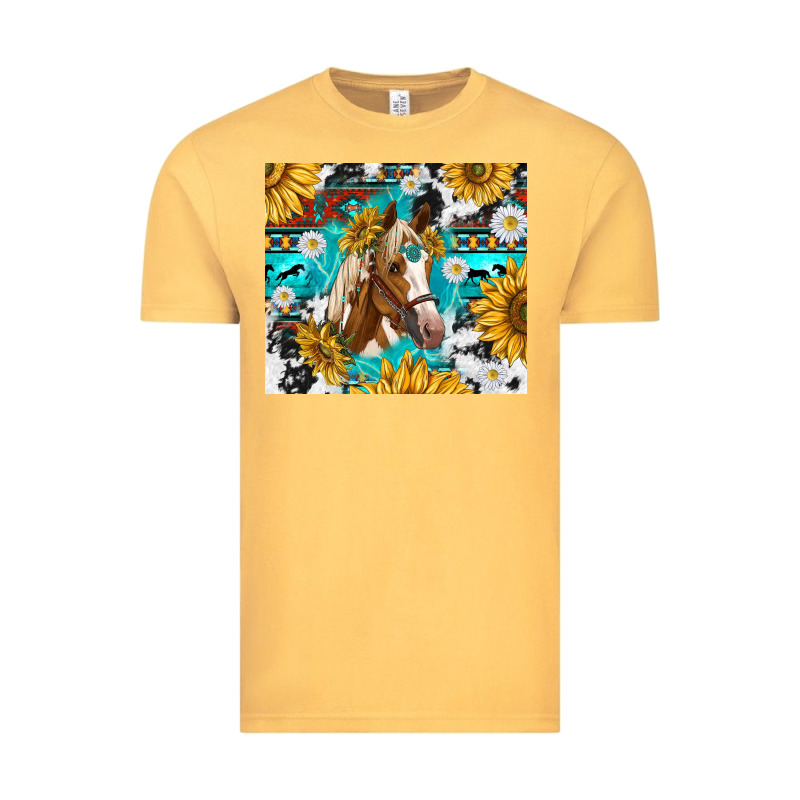 Cowhide Aztec Horse Vintage Tee by TumblerDesignByShophia | Teevron
