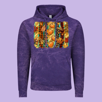 Fall Brushstroke Vintage Hoodie Designed By Cowgirlartshop