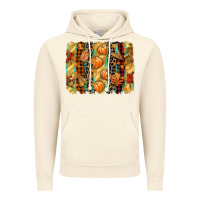 Vintage Artic fall brushstroke Vintage Hoodie - CowGirlArtShop
