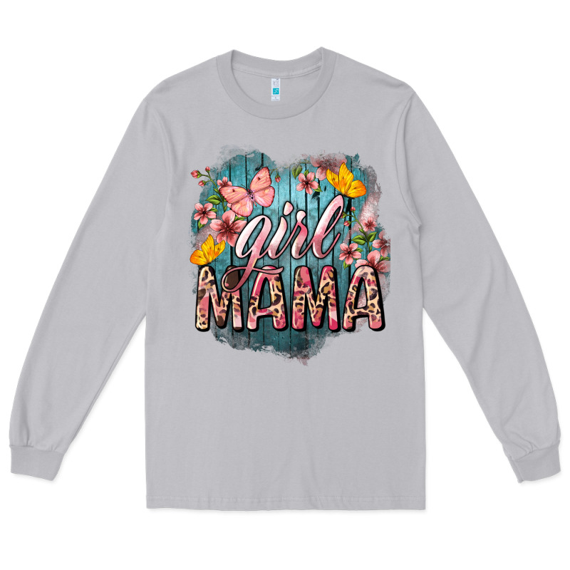 Girl Mama Butterfly Mother's Day Long Sleeve Tee by HowdyJamesFarm | Teevron