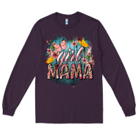 Plum Girl mama butterfly mother's day Long Sleeve Tee - HowdyJamesFarm