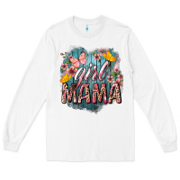 White Girl mama butterfly mother's day Long Sleeve Tee - HowdyJamesFarm