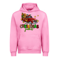 Fuchsia Pink christmas junkie Urban Hoodie - AdoDesignShop