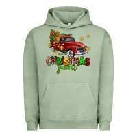 Pigment Oil Green christmas junkie Urban Hoodie - AdoDesignShop