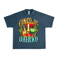 Midnight Navy cinco de drinko cinco de mayo Urban Heavy Tee - CowGirlArtShop