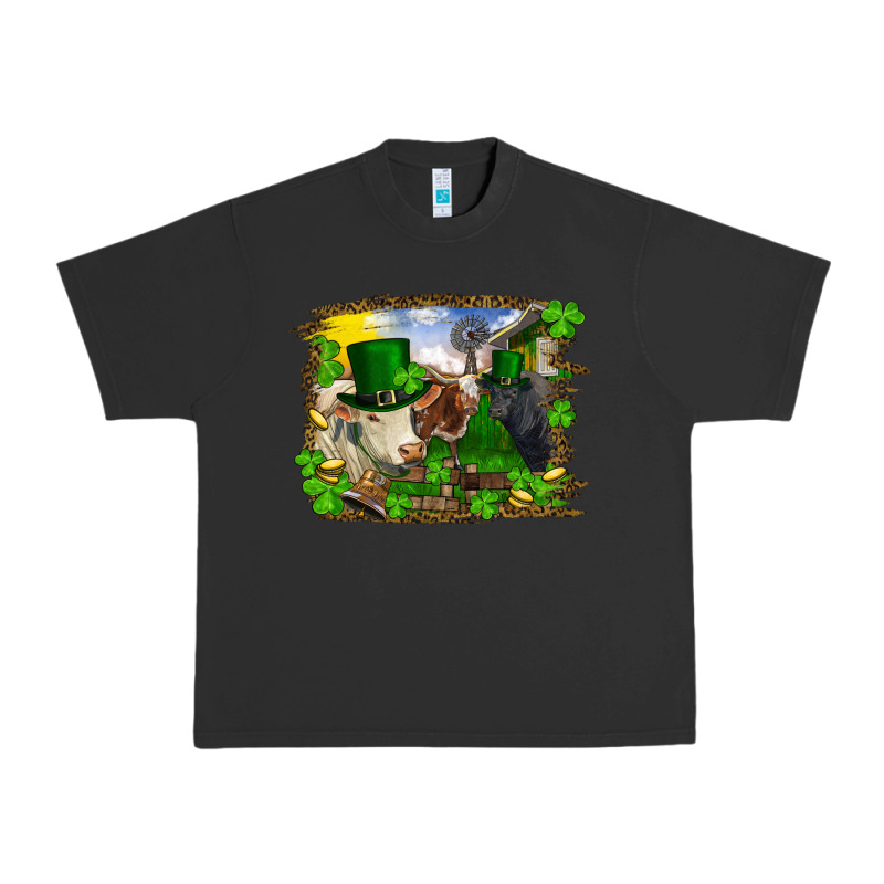 St Patrick's Day Cows Urban Heavy Tee by RanaPortraitStore | Teevron