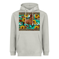 Moon Dust western horse sunflowers Heavyweight Hoodie - Artiststas