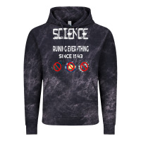 Cloud Black Science Ruining Everything Since 1543 Aliens Vintage Hoodie - minhPixels