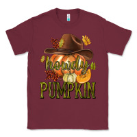 Burgundy Howdy Pumpkin Classic Tee - texasbilliewilder