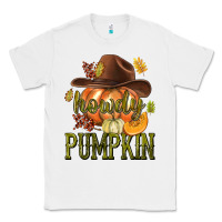 White Howdy Pumpkin Classic Tee - texasbilliewilder