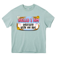Arona hello i am obsessed with my dog Heavy Core Tee - Artiststas