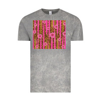 Cloud Rock glitter pink stripe leopard pattern with flowers Vintage Tee - TumblerDesignByShophia
