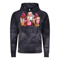 Cloud Black pink christmas pink tree santa coffe cups Vintage Hoodie - CowGirlArtShop