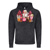 Pink Christmas Pink Tree Santa Coffe Cups Vintage Hoodie | Teevron