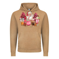 Vintage Camel pink christmas pink tree santa coffe cups Vintage Hoodie - CowGirlArtShop