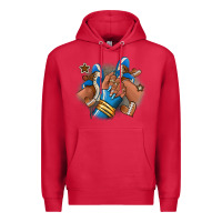 Cardinal Football afro girl sneakers Premium Hoodie - RanaPortraitStore