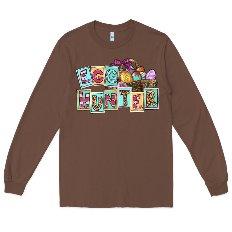Egg Hunter Easter Day Long Sleeve Tee by CowGirlArtShop | Teevron