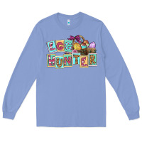 Colony Blue Egg hunter Easter Day Long Sleeve Tee - CowGirlArtShop