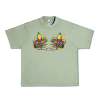 Oil Green skeleton hands mardi gras Urban Heavy Tee - CowGirlArtShop