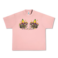 Salmon skeleton hands mardi gras Urban Heavy Tee - CowGirlArtShop
