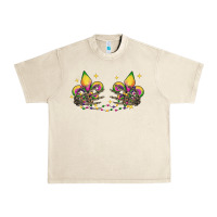 Sandshell skeleton hands mardi gras Urban Heavy Tee - CowGirlArtShop