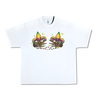 White skeleton hands mardi gras Urban Heavy Tee - CowGirlArtShop