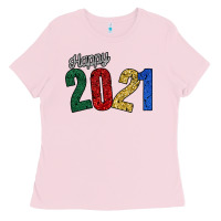 Bubblegum Pink Happy 2021 Ladies Tee - Bettercallsaul