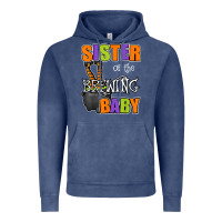 Vintage Denim sister of brewing baby halloween theme baby shower spooky t shirt Vintage Hoodie - minhPixels